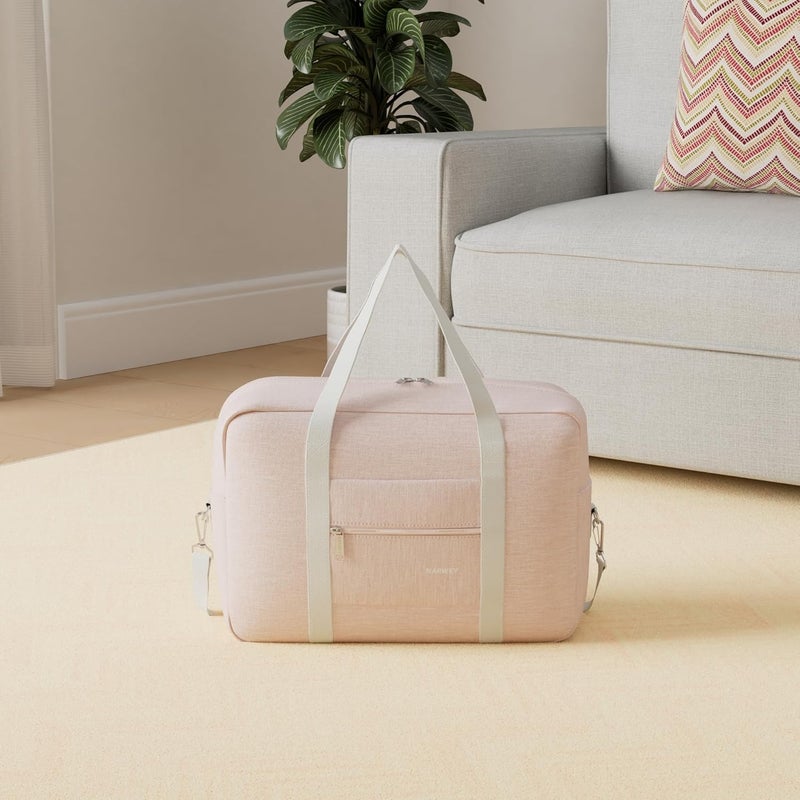 Narwey For Spirit Airlines Personal Item Bag 18x14x8 Foldable Travel Duffel Bag Tote Carry on Luggage Duffle Overnight for Women and Men - Image 2